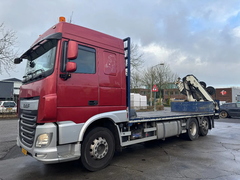 DAF XF 510 6X2 EURO 6 + HIAB 166 HI PRO + REMOTE CONTROL - Бордови камион, Камион с кран: снимка 2 DAF XF 510 6X2 EURO 6 + HIAB 166 HI PRO + REMOTE CONTROL - Бордови камион, Камион с кран: снимка 2