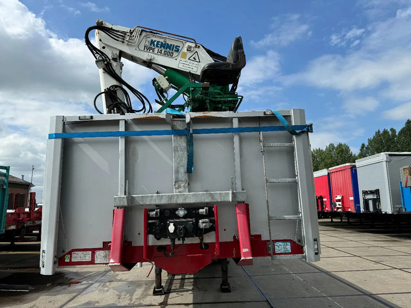 Floor FLO 18 30 S2 + KENNIS CRANE 3X STEERING AXLE - Бордово полуремарке/ Платформа: снимка 2 Floor FLO 18 30 S2 + KENNIS CRANE 3X STEERING AXLE - Бордово полуремарке/ Платформа: снимка 2