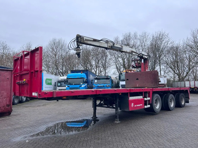 Floor HIAB ROLLER 130R - Бордово полуремарке/ Платформа: снимка 1 Floor HIAB ROLLER 130R - Бордово полуремарке/ Платформа: снимка 1