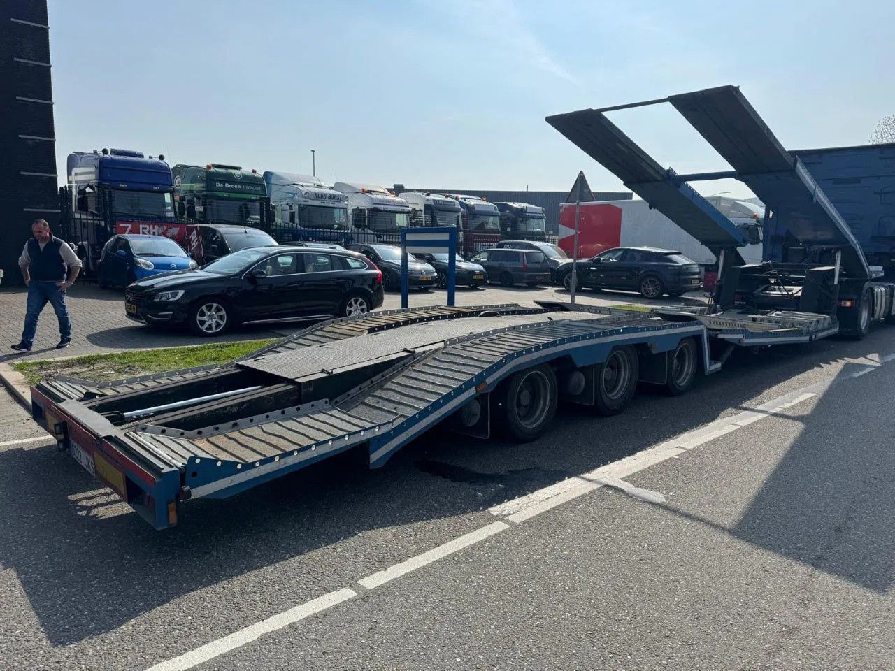 GS Meppel 3 AXLE - TRUCKTRANSPORTER - Автовоз полуремарке: снимка 2 GS Meppel 3 AXLE - TRUCKTRANSPORTER - Автовоз полуремарке: снимка 2