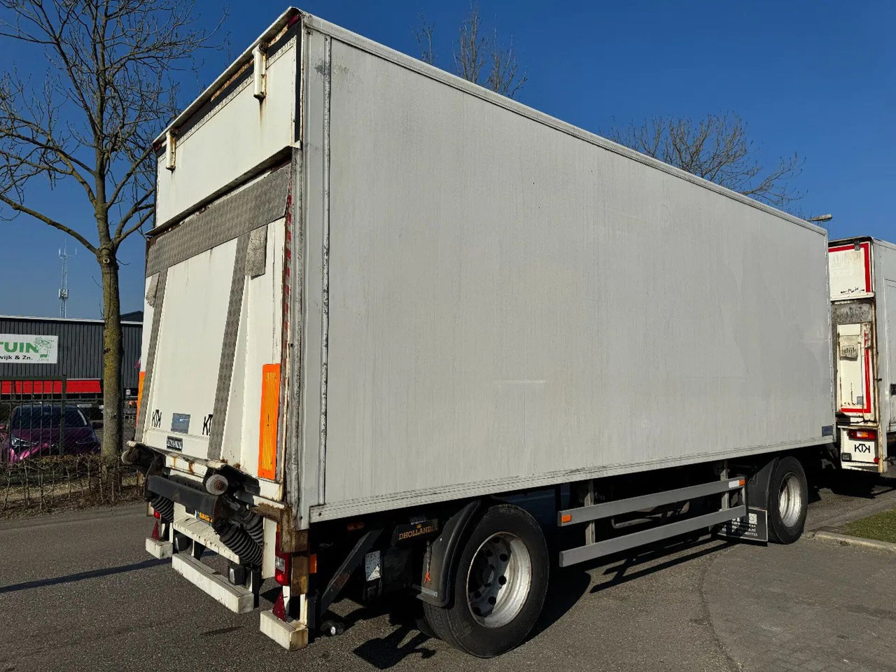 Jumbo MV 200 E + 2 AXLE BPW + DHOLLANDIA - Затворена каросерия ремарке: снимка 2 Jumbo MV 200 E + 2 AXLE BPW + DHOLLANDIA - Затворена каросерия ремарке: снимка 2