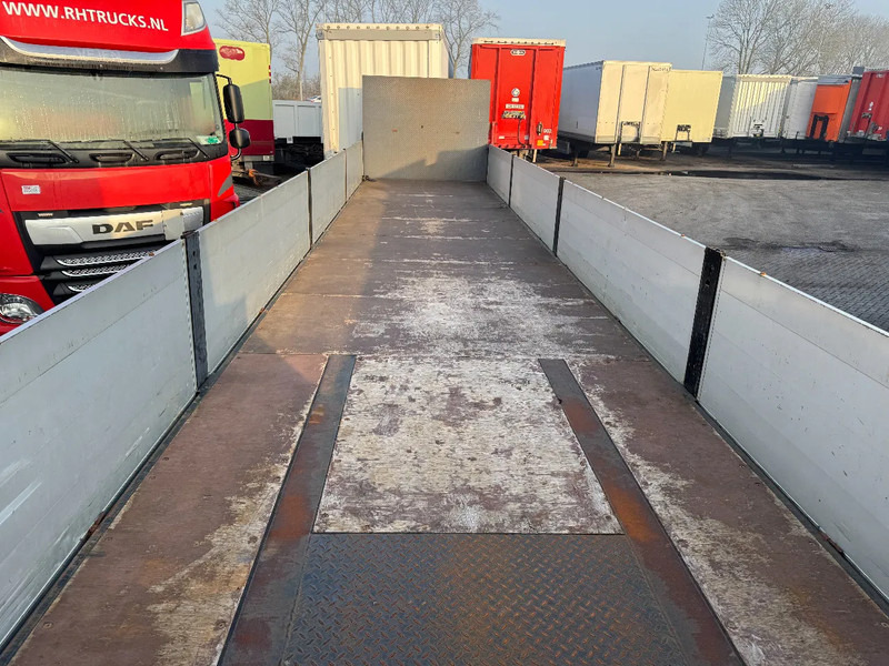Бордово полуремарке/ Платформа Krone SZ - 2 AXLE BPW + STEERING + ZEPRO Z 2500-150 MA LIFT: снимка 7