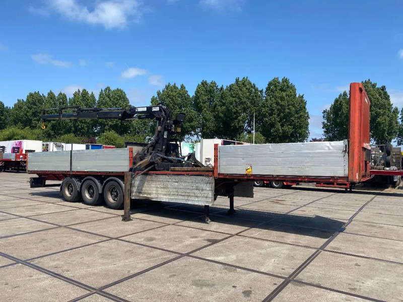 Lecitrailer MET HIAB R165 F3 - Бордово полуремарке/ Платформа: снимка 2 Lecitrailer MET HIAB R165 F3 - Бордово полуремарке/ Платформа: снимка 2
