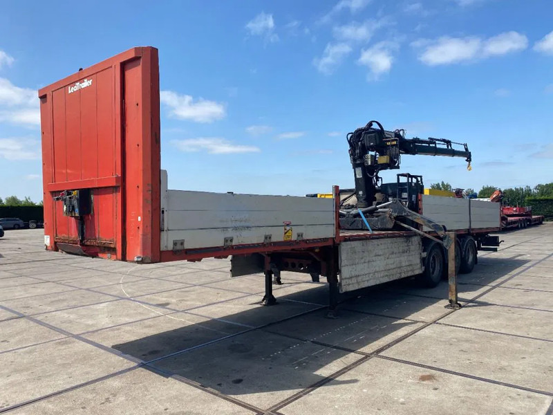 Lecitrailer MET HIAB R165 F3 - Бордово полуремарке/ Платформа: снимка 1 Lecitrailer MET HIAB R165 F3 - Бордово полуремарке/ Платформа: снимка 1