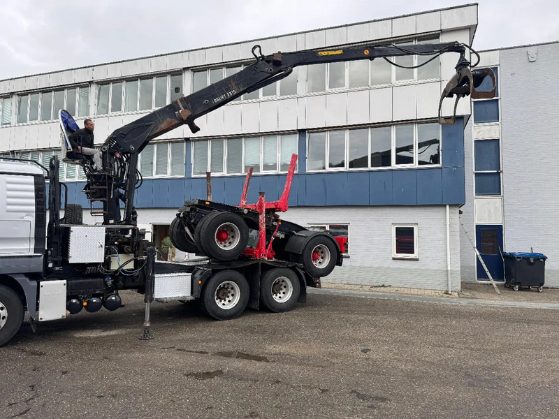MAN TGS 33.480 6X4 + HIAB 251S.82 + TRAILER 2 AXLE KRAEMER - Камион за дърва, Камион с кран: снимка 5 MAN TGS 33.480 6X4 + HIAB 251S.82 + TRAILER 2 AXLE KRAEMER - Камион за дърва, Камион с кран: снимка 5