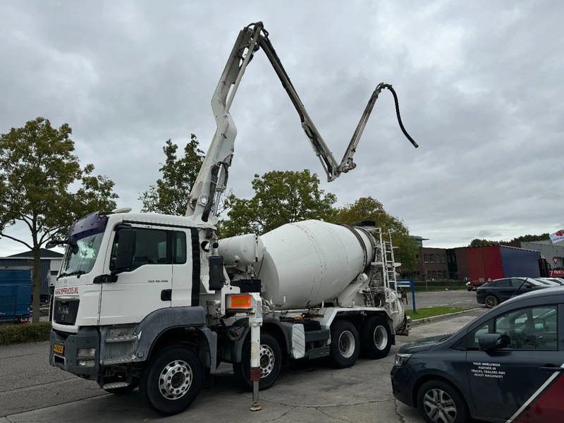 MAN TGS 35.400 8X4 PUTZMEISTER PUMP 21-3 + LIEBHERR MIXER - Бетон помпа: снимка 2 MAN TGS 35.400 8X4 PUTZMEISTER PUMP 21-3 + LIEBHERR MIXER - Бетон помпа: снимка 2