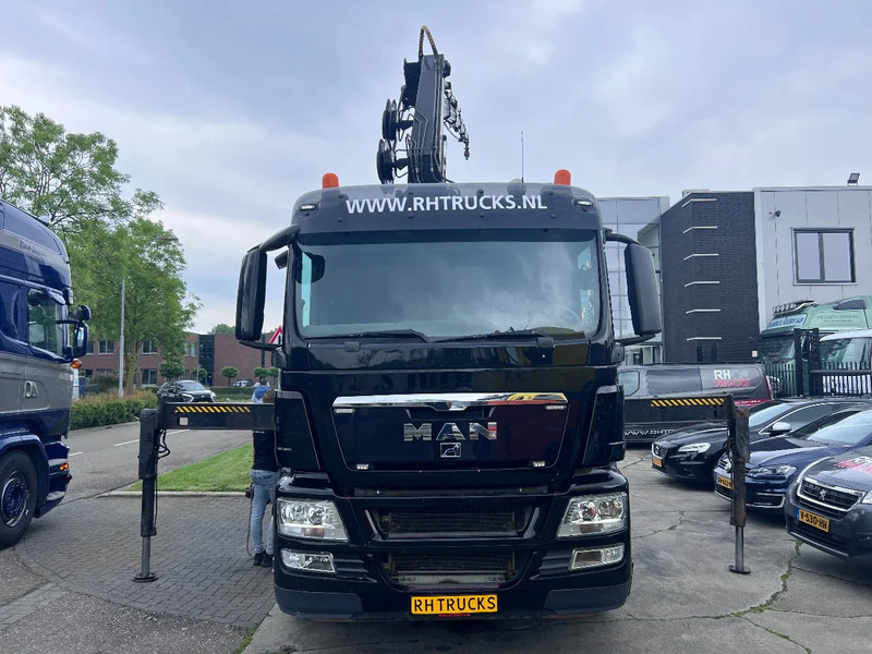 MAN TGS 35.440 8X2-4 + HIAB 220C-5 REMOTE + CABLE LIFT AUTOMATIC - Камион с кабелна система, Камион с кран: снимка 2 MAN TGS 35.440 8X2-4 + HIAB 220C-5 REMOTE + CABLE LIFT AUTOMATIC - Камион с кабелна система, Камион с кран: снимка 2
