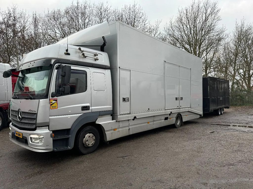 Mercedes-Benz Atego 1224 4X2 MOETEFINDT + MOETEFINDT HANGER + - Автовоз камион: снимка 2 Mercedes-Benz Atego 1224 4X2 MOETEFINDT + MOETEFINDT HANGER + - Автовоз камион: снимка 2