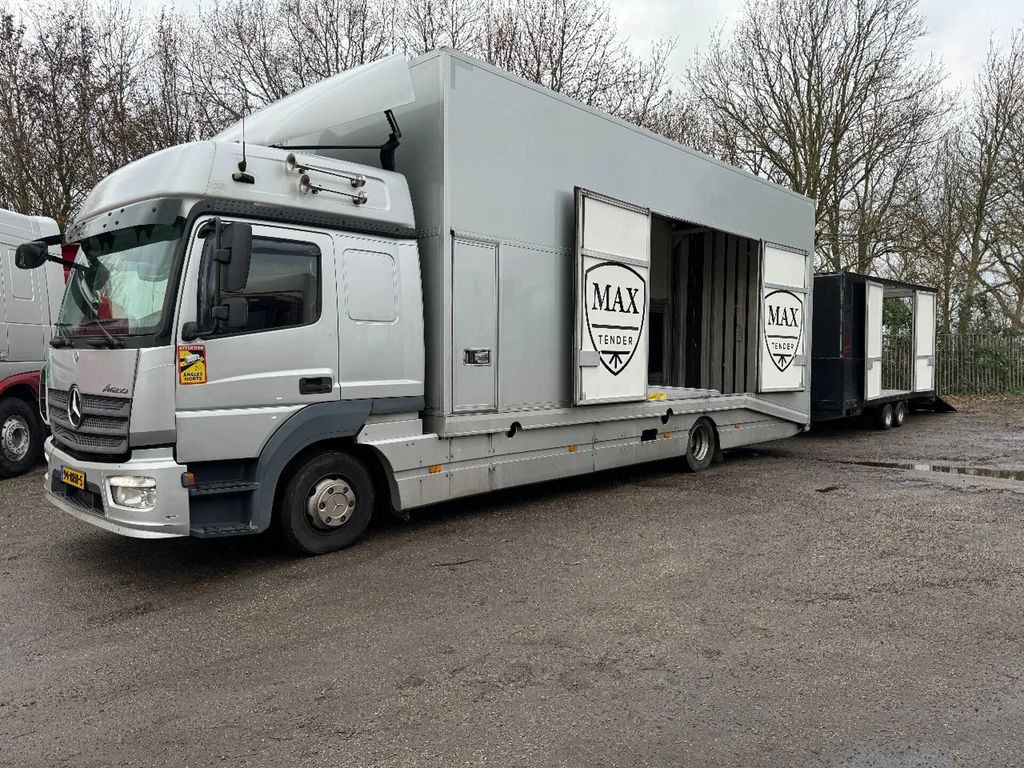 Mercedes-Benz Atego 1224 4X2 MOETEFINDT + MOETEFINDT HANGER + - Автовоз камион: снимка 1 Mercedes-Benz Atego 1224 4X2 MOETEFINDT + MOETEFINDT HANGER + - Автовоз камион: снимка 1
