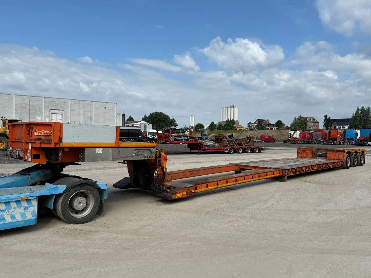 Nooteboom EURO-59-03 P 5,3 METER EXTANDABLE 3X STEERING - Нискорамна площадка полуремарке: снимка 2 Nooteboom EURO-59-03 P 5,3 METER EXTANDABLE 3X STEERING - Нискорамна площадка полуремарке: снимка 2
