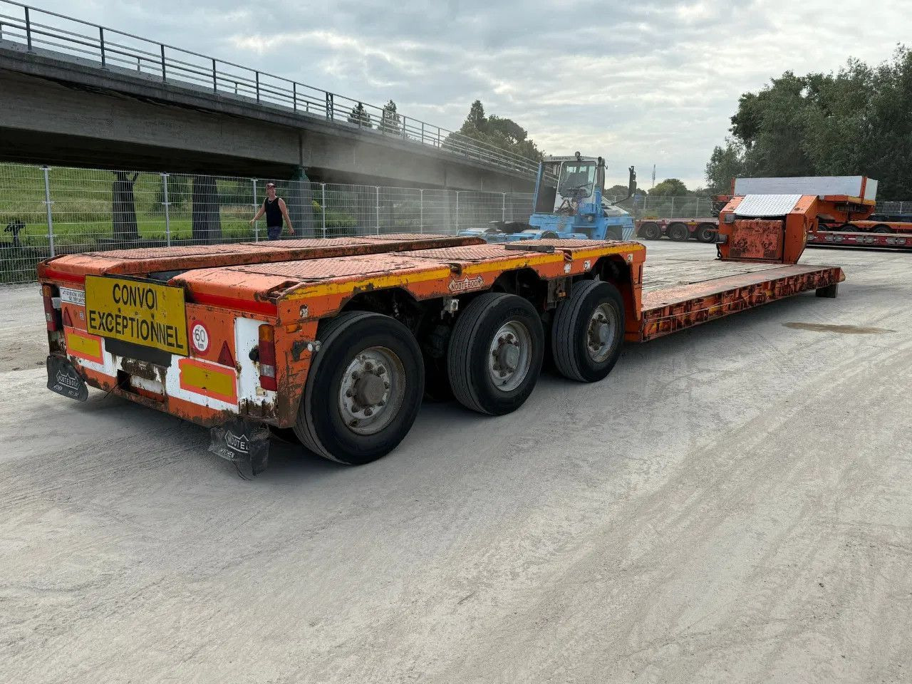 Nooteboom EURO-59-03 P 5,3 METER EXTANDABLE 3X STEERING - Нискорамна площадка полуремарке: снимка 5 Nooteboom EURO-59-03 P 5,3 METER EXTANDABLE 3X STEERING - Нискорамна площадка полуремарке: снимка 5
