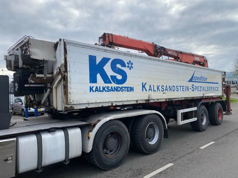 Orthaus 2 ASSIGE STEERING AXEL MKG HLK 330 VG CRANE - Бордово полуремарке/ Платформа: снимка 3 Orthaus 2 ASSIGE STEERING AXEL MKG HLK 330 VG CRANE - Бордово полуремарке/ Платформа: снимка 3