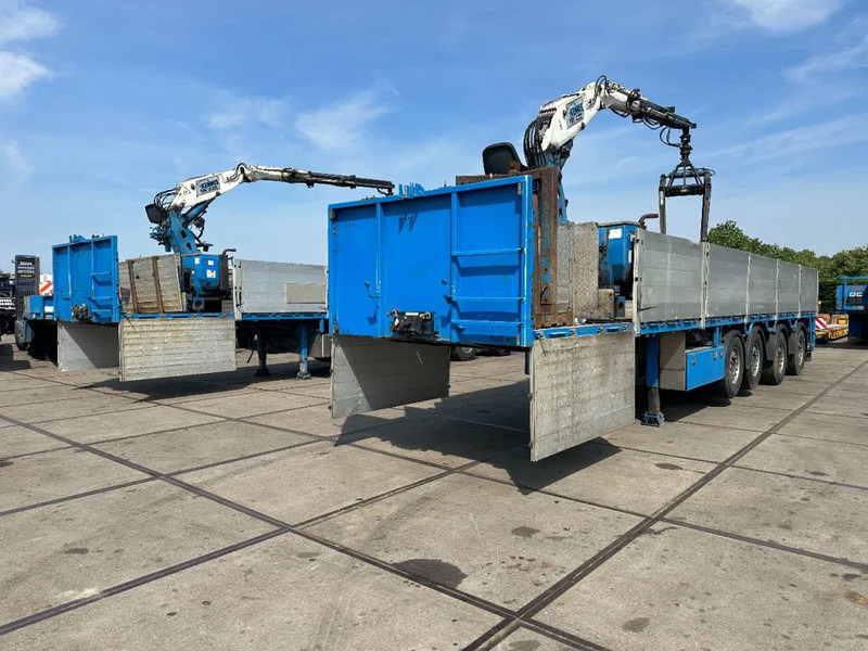 Pacton 4 X 4 ASSIGE MET KENNIS 14000 ROLLER KRAAN - Бордово полуремарке/ Платформа: снимка 1 Pacton 4 X 4 ASSIGE MET KENNIS 14000 ROLLER KRAAN - Бордово полуремарке/ Платформа: снимка 1
