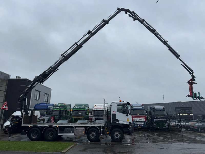Renault C430 8X4 - EURO 6 + HIAB 288 E-5 + JIB 70X-4 + REMOTE + FULL STEEL SUSP. - Бордови камион, Камион с кран: снимка 2 Renault C430 8X4 - EURO 6 + HIAB 288 E-5 + JIB 70X-4 + REMOTE + FULL STEEL SUSP. - Бордови камион, Камион с кран: снимка 2