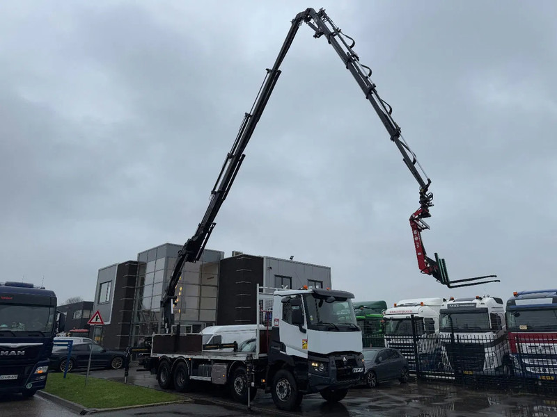 Renault C430 8X4 - EURO 6 + HIAB 288 E-5 + JIB 70X-4 + REMOTE + FULL STEEL SUSP. TÜV TILL 12-2025 - Камион с кран: снимка 2 Renault C430 8X4 - EURO 6 + HIAB 288 E-5 + JIB 70X-4 + REMOTE + FULL STEEL SUSP. TÜV TILL 12-2025 - Камион с кран: снимка 2