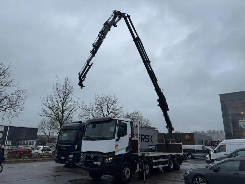 Renault C430 8X4 - EURO 6 + HIAB 288 E-5 + JIB 70X-4 + REMOTE + FULL STEEL SUSP. TÜV TILL 12-2025 - Камион с кран: снимка 3 Renault C430 8X4 - EURO 6 + HIAB 288 E-5 + JIB 70X-4 + REMOTE + FULL STEEL SUSP. TÜV TILL 12-2025 - Камион с кран: снимка 3