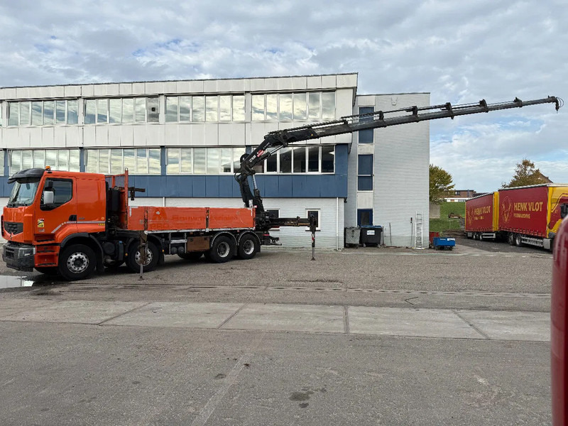 Renault Premium 430 8X4 EEV + HIAB 477 E-7 HIPRO + REMOTE - Камион с кран: снимка 3 Renault Premium 430 8X4 EEV + HIAB 477 E-7 HIPRO + REMOTE - Камион с кран: снимка 3