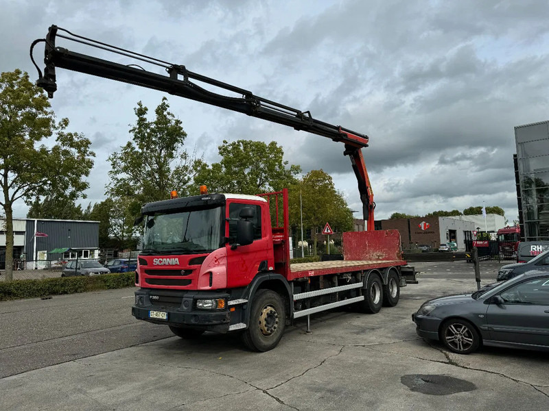 Камион с кран Scania P360 6X4 PALFINGER PK 20001-K + REMOTE CONTROL EURO 5: снимка 10