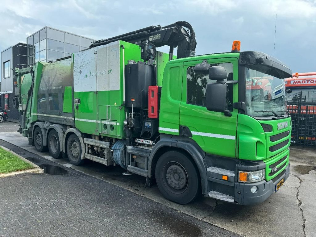 Scania P360 8X2 - HIAB 211BW-3 + FAUN VARIOPRESS - ONLY - Боклукчийска кола: снимка 5 Scania P360 8X2 - HIAB 211BW-3 + FAUN VARIOPRESS - ONLY - Боклукчийска кола: снимка 5