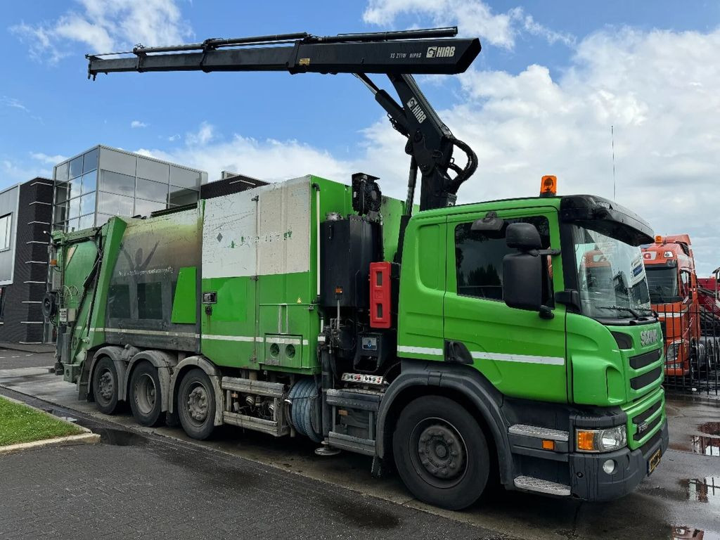 Scania P360 8X2 - HIAB 211BW-3 + FAUN VARIOPRESS - ONLY - Боклукчийска кола: снимка 2 Scania P360 8X2 - HIAB 211BW-3 + FAUN VARIOPRESS - ONLY - Боклукчийска кола: снимка 2