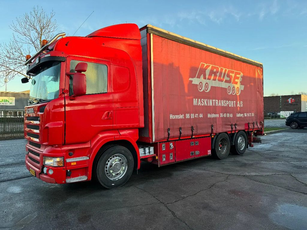 Scania R480 6X2 BIG LOAD LIFT DHOLLANDIA ONLY 550.769 K - Камион с брезент: снимка 1 Scania R480 6X2 BIG LOAD LIFT DHOLLANDIA ONLY 550.769 K - Камион с брезент: снимка 1