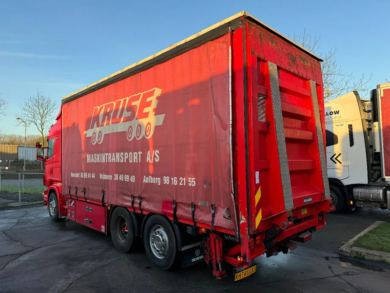 Камион с брезент Scania R480 6X2 BIG LOAD LIFT DHOLLANDIA ONLY 550.769 KM: снимка 8