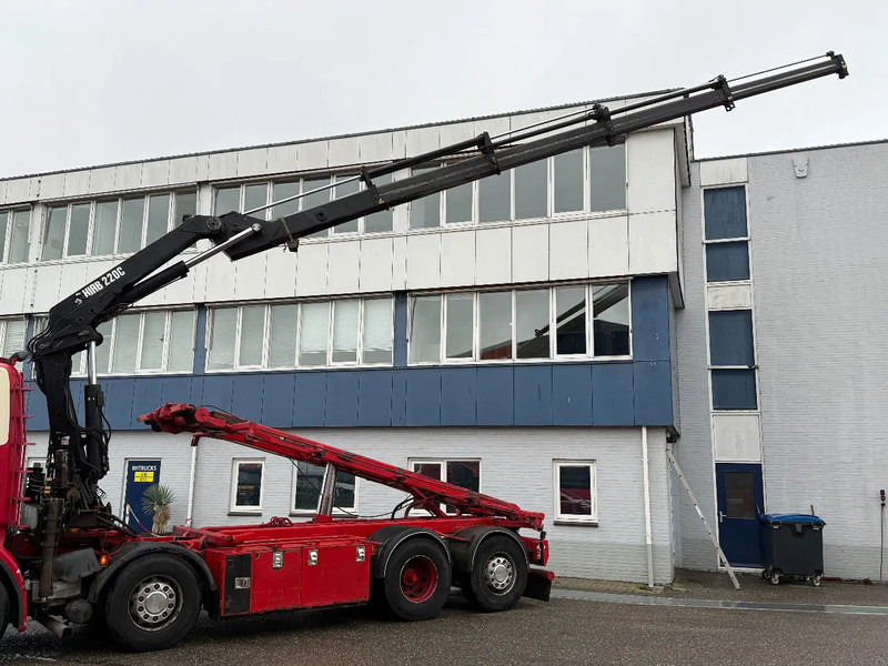 Scania R480 8X2 + HIAB 220-4 + REMOTE + HIAB MULTILIFT - Камион с кабелна система, Камион с кран: снимка 3 Scania R480 8X2 + HIAB 220-4 + REMOTE + HIAB MULTILIFT - Камион с кабелна система, Камион с кран: снимка 3