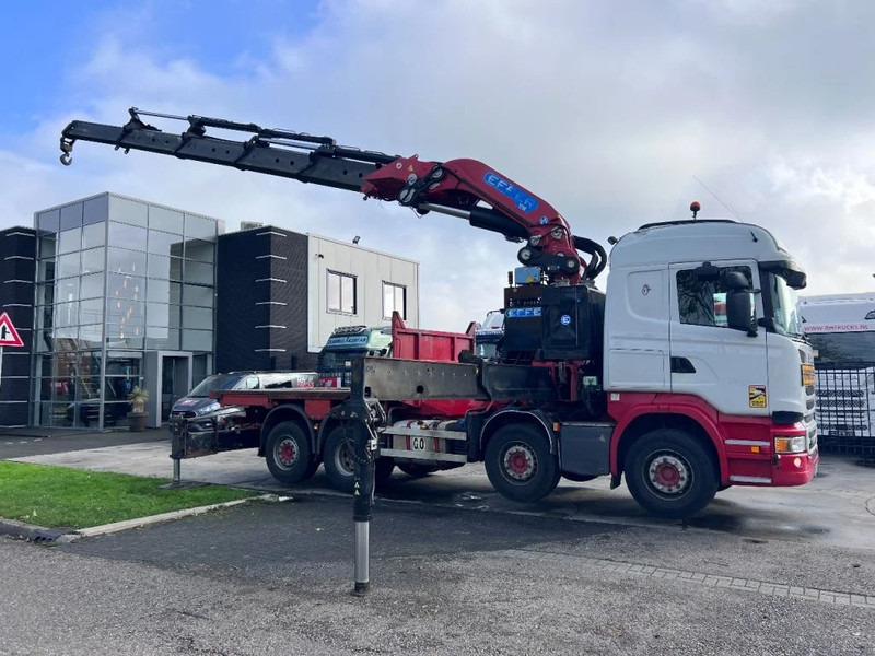 Scania R490 8X2 EURO 6 + EFFER 1750/4S + REMOTE - Камион с кран: снимка 1 Scania R490 8X2 EURO 6 + EFFER 1750/4S + REMOTE - Камион с кран: снимка 1