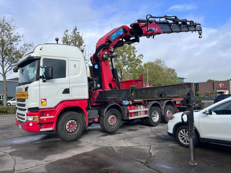Scania R490 8X2 EURO 6 + EFFER 1750/4S + REMOTE - Камион с кран: снимка 3 Scania R490 8X2 EURO 6 + EFFER 1750/4S + REMOTE - Камион с кран: снимка 3