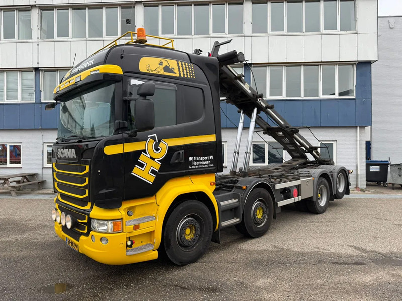 Scania R490 8X2 EURO 6 + H.T.S. 30 TON CABLELIFT - Камион с кабелна система: снимка 1 Scania R490 8X2 EURO 6 + H.T.S. 30 TON CABLELIFT - Камион с кабелна система: снимка 1