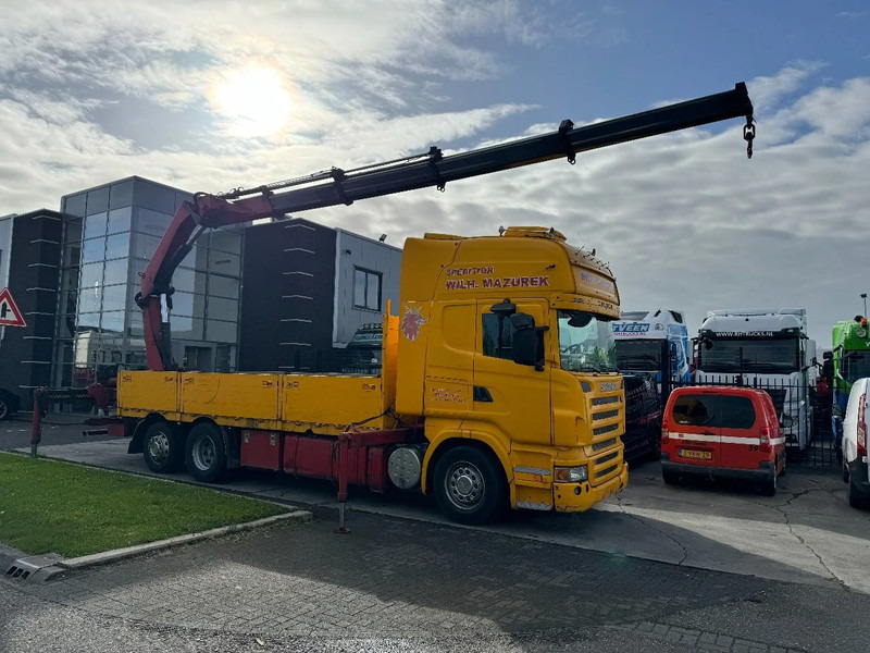 Scania R500 V8 6X2 EURO 5 + HIAB 377EP-4XS + REMOTE CONTROL + RETARDER - Камион с кран: снимка 1 Scania R500 V8 6X2 EURO 5 + HIAB 377EP-4XS + REMOTE CONTROL + RETARDER - Камион с кран: снимка 1