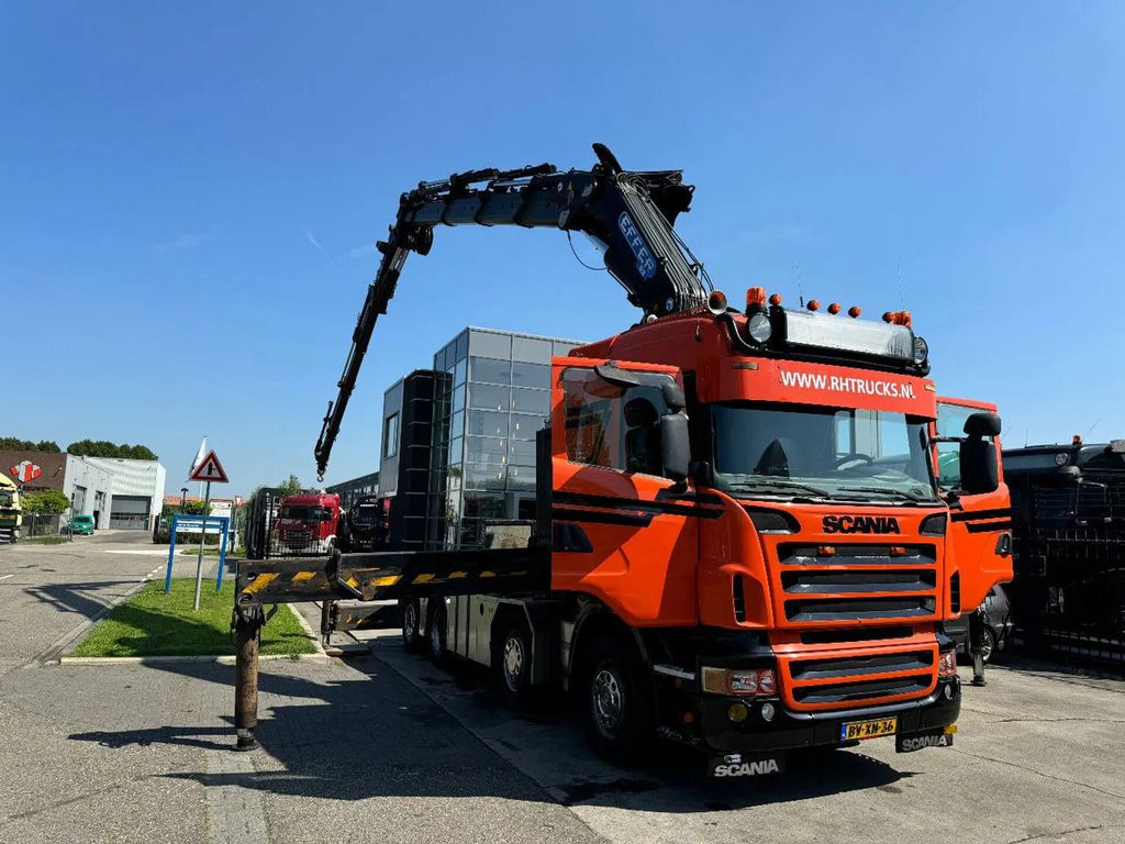 Scania R560 V8 8X2 + EFFER CRANE 1550 6S + FLYJIP 6XHYD - Камион с кран: снимка 3 Scania R560 V8 8X2 + EFFER CRANE 1550 6S + FLYJIP 6XHYD - Камион с кран: снимка 3