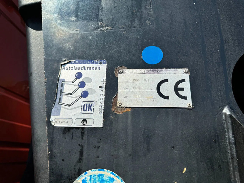 Камион с кран Scania R560 V8 8X2 + EFFER CRANE 1550 6S + FLYJIP 6XHYDR + REMOTE + WINCH: снимка 14 Камион с кран Scania R560 V8 8X2 + EFFER CRANE 1550 6S + FLYJIP 6XHYDR + REMOTE + WINCH: снимка 14