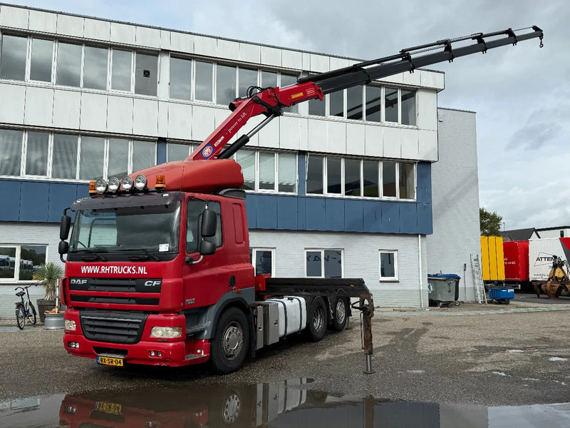 DAF CF 85.410 6X2 EURO 5 + HMF 3000K6 + REMOTE CONTROL - Влекач: снимка 1 DAF CF 85.410 6X2 EURO 5 + HMF 3000K6 + REMOTE CONTROL - Влекач: снимка 1