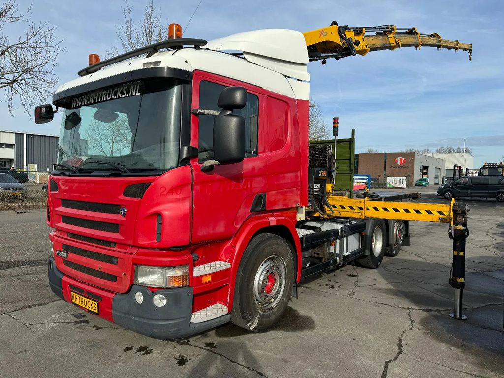Scania P380 6X2 HIAB 288 + REMOTE CONTROL + PLATEAU - Влекач: снимка 2 Scania P380 6X2 HIAB 288 + REMOTE CONTROL + PLATEAU - Влекач: снимка 2