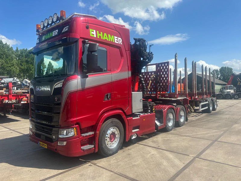 Scania S650 V8, EPSILON S290 Z 96. DOLL TRAILER 2 AXLE FORCED STEERING, 4,5 M EXTENDABLE, APK 04-2026 - Влекач: снимка 4 Scania S650 V8, EPSILON S290 Z 96. DOLL TRAILER 2 AXLE FORCED STEERING, 4,5 M EXTENDABLE, APK 04-2026 - Влекач: снимка 4