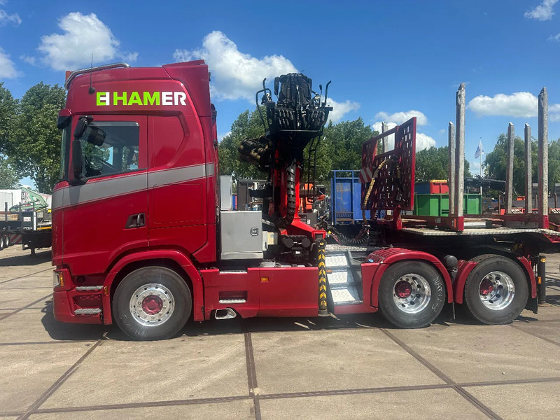 Scania S650 V8, EPSILON S290 Z 96. DOLL TRAILER 2 AXLE FORCED STEERING, 4,5 M EXTENDABLE, APK 04-2026 - Влекач: снимка 3 Scania S650 V8, EPSILON S290 Z 96. DOLL TRAILER 2 AXLE FORCED STEERING, 4,5 M EXTENDABLE, APK 04-2026 - Влекач: снимка 3