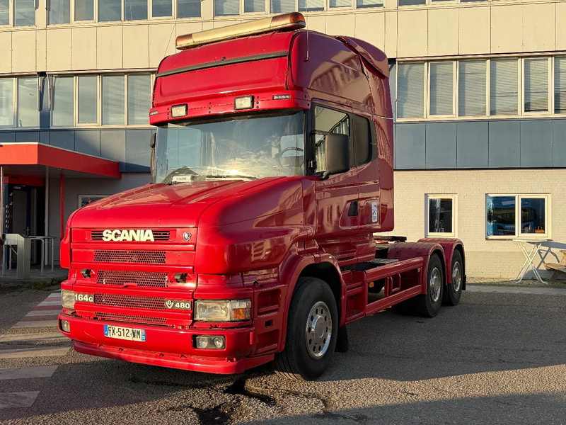 Scania T164-480 V8 6X4 + RETARDER - FULL STEEL SUSP. - BIG AXLES - EURO 3 - Влекач: снимка 1 Scania T164-480 V8 6X4 + RETARDER - FULL STEEL SUSP. - BIG AXLES - EURO 3 - Влекач: снимка 1