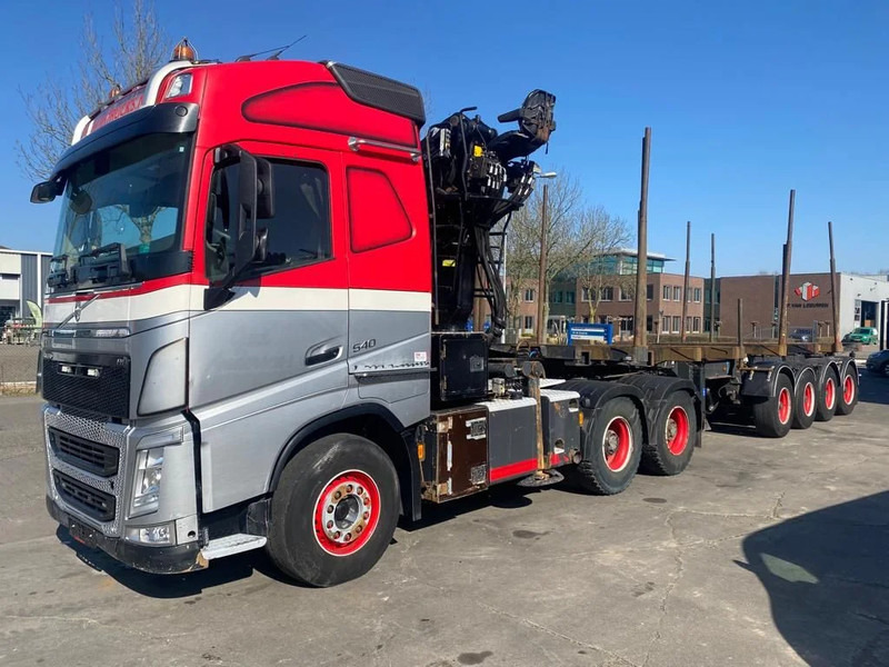 Лизинг на Volvo FH 540 6X4 EURO 6 + EPSILON S260Z96 + TRAILER 4 AXLE DOLL Volvo FH 540 6X4 EURO 6 + EPSILON S260Z96 + TRAILER 4 AXLE DOLL: снимка 7