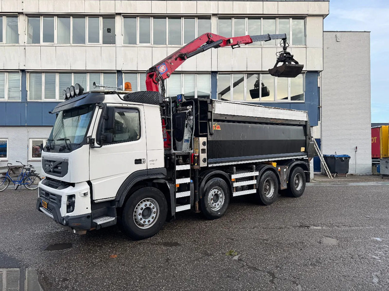 Volvo FMX 420 8X4 HMF 1643Z2 + REMOTE CONTROL + HYVA KIPPER - Самосвал камион, Камион с кран: снимка 5 Volvo FMX 420 8X4 HMF 1643Z2 + REMOTE CONTROL + HYVA KIPPER - Самосвал камион, Камион с кран: снимка 5