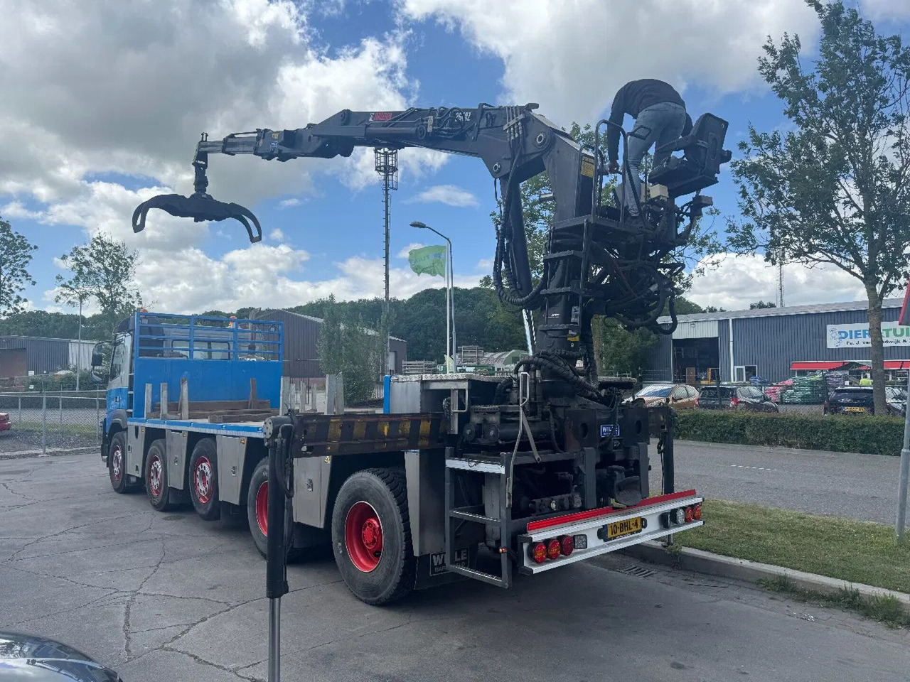 Volvo FMX 460 10X4 HIAB J2640ZT + HULTDINS GRIJPER HUB - Бордови камион, Камион с кран: снимка 5 Volvo FMX 460 10X4 HIAB J2640ZT + HULTDINS GRIJPER HUB - Бордови камион, Камион с кран: снимка 5
