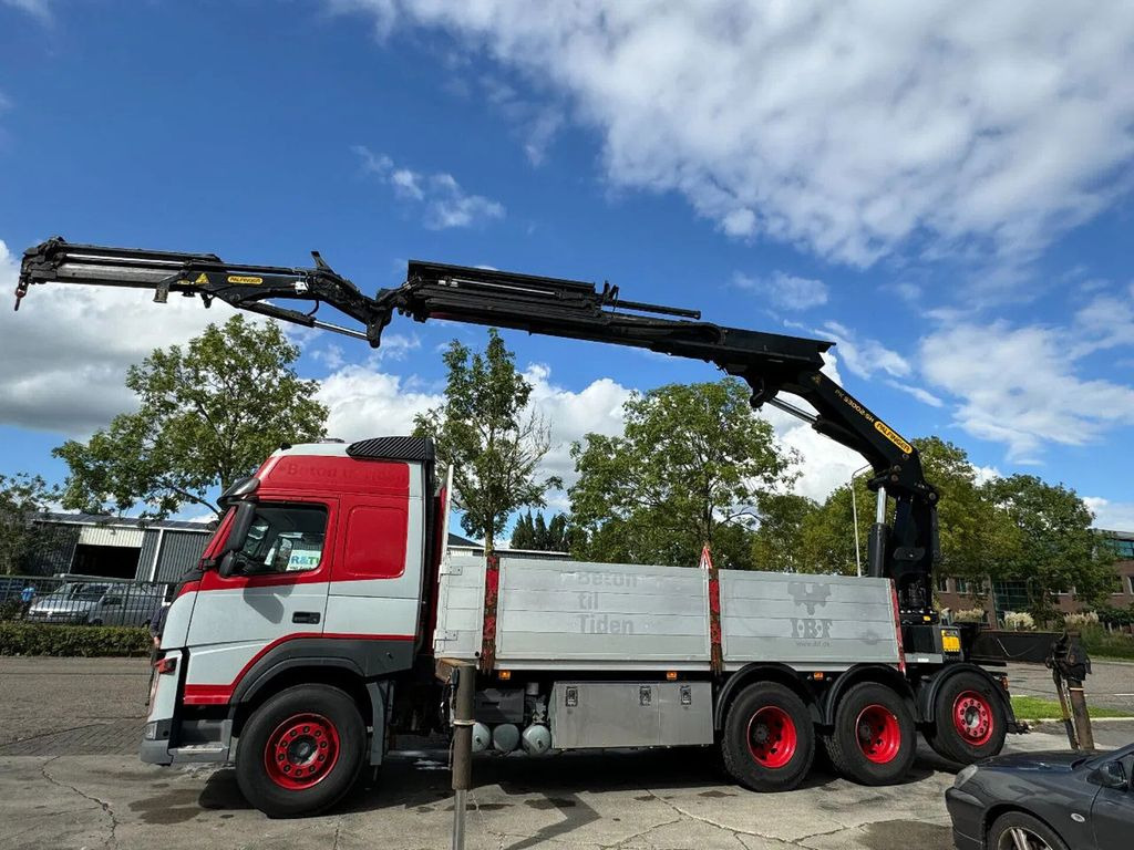Volvo FMX 460 8X4 PALFINGER PK53002 + FLY JIP AN REMOT - Камион с кран, Бордови камион: снимка 2 Volvo FMX 460 8X4 PALFINGER PK53002 + FLY JIP AN REMOT - Камион с кран, Бордови камион: снимка 2