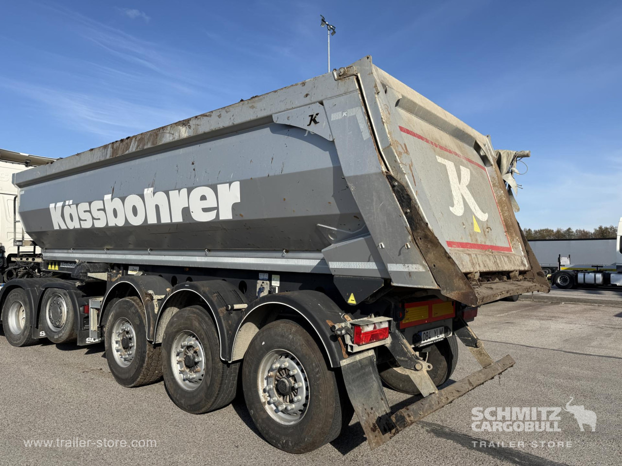 KAESSBOHRER Tipper Steel half pipe body 27m³ - Самосвал полуремарке: снимка 1 KAESSBOHRER Tipper Steel half pipe body 27m³ - Самосвал полуремарке: снимка 1