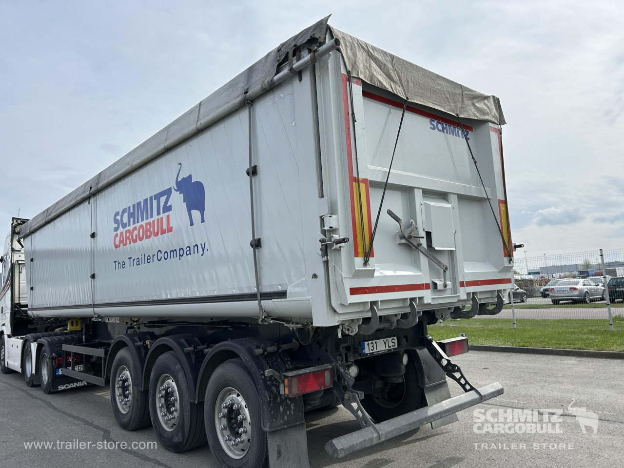 SCHMITZ Tipper Alu-square sided body 47m³ - Самосвал полуремарке: снимка 1 SCHMITZ Tipper Alu-square sided body 47m³ - Самосвал полуремарке: снимка 1