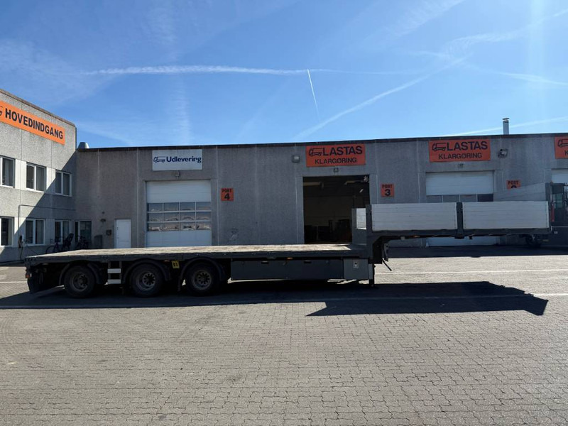 Brdr Platz 3-axle Stepdeck/Tiefbettauflieger/Nedby - Нискорамна площадка полуремарке: снимка 2 Brdr Platz 3-axle Stepdeck/Tiefbettauflieger/Nedby - Нискорамна площадка полуремарке: снимка 2