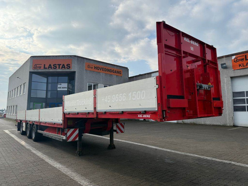KEL-BERG 3-axle Stepdeck/Tiefbettauflieger/Nedbygget - Нискорамна площадка полуремарке: снимка 1 KEL-BERG 3-axle Stepdeck/Tiefbettauflieger/Nedbygget - Нискорамна площадка полуремарке: снимка 1