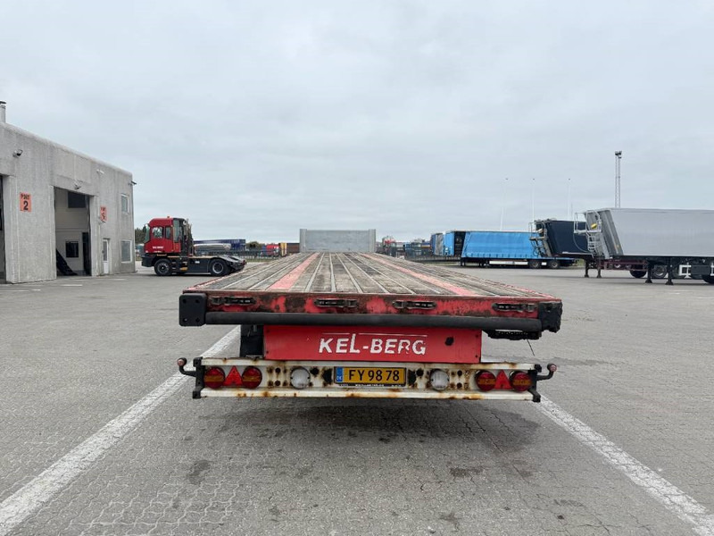 Бордово полуремарке/ Платформа KEL-BERG Flatbed / Flachbettauflieger / Ladtrailer: снимка 5