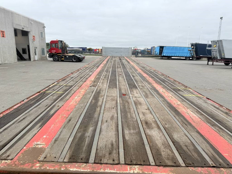 Бордово полуремарке/ Платформа KEL-BERG Flatbed / Flachbettauflieger / Ladtrailer: снимка 6