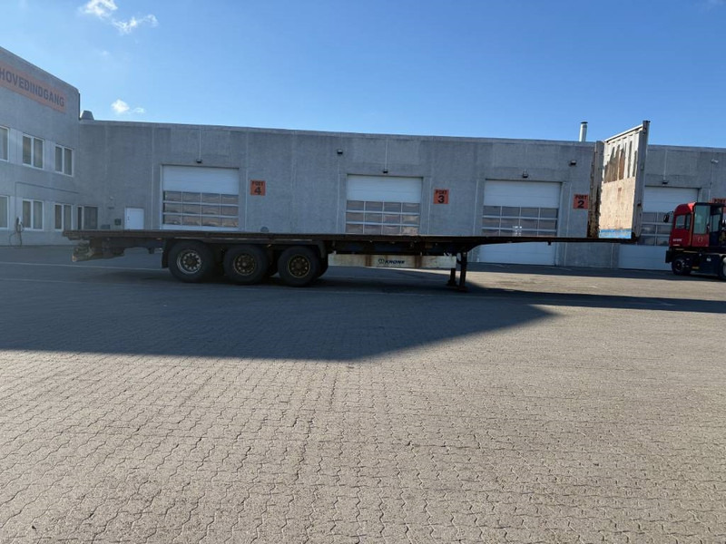Krone Flatbed / Flachbettauflieger / Ladtrailer - Бордово полуремарке/ Платформа: снимка 2 Krone Flatbed / Flachbettauflieger / Ladtrailer - Бордово полуремарке/ Платформа: снимка 2