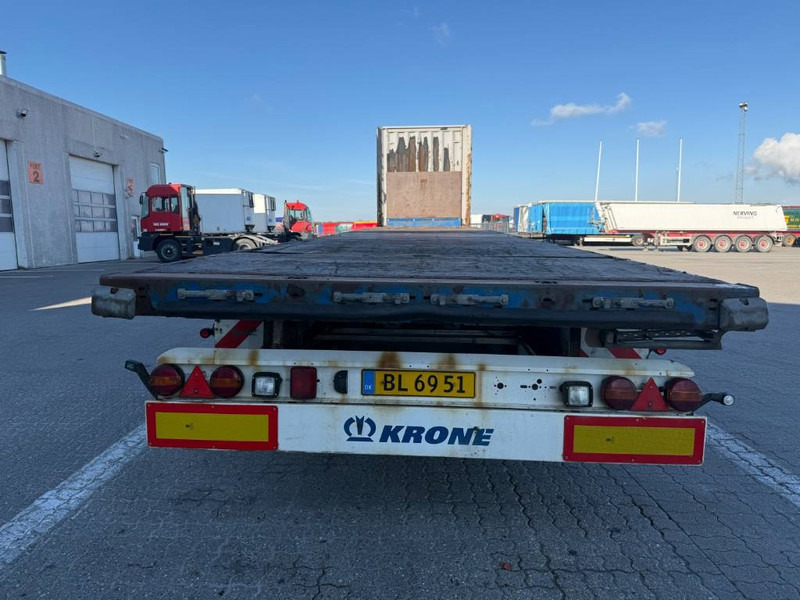 Krone Flatbed / Flachbettauflieger / Ladtrailer - Бордово полуремарке/ Платформа: снимка 4 Krone Flatbed / Flachbettauflieger / Ladtrailer - Бордово полуремарке/ Платформа: снимка 4